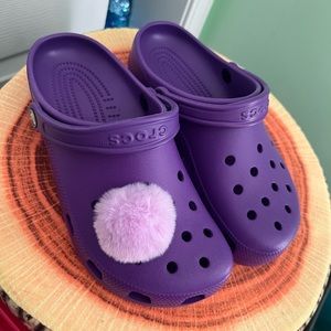 New purple crocs womens 9